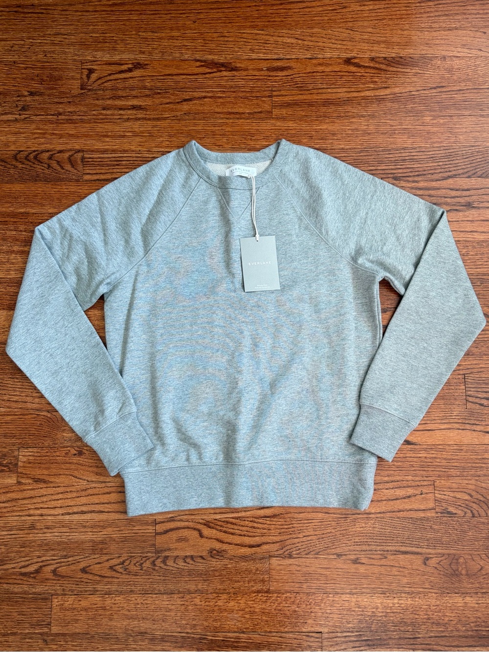 Everlane The Unisex French Terry Crew Sweatshirt Heather Grey XXS